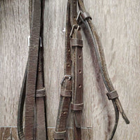 Rsd Bridle, Clinker Browband, Braided Reins *gc/fair, dirty, stiff, xholes, creases, rubs
