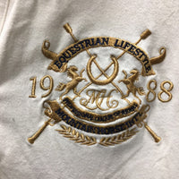 Hvy LS Polo Shirt, 1/2 Snap Up *vgc, rubs, seam puckers, older?
