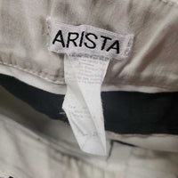 Full Seat Breeches *gc, older, mnr undone seam, seam puckers, discolored/stained seat & legs, older, dingy
