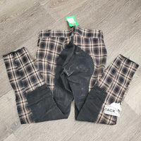 Hvy Full Seat Breeches *gc, older, stretched?shrunk, v.creased
