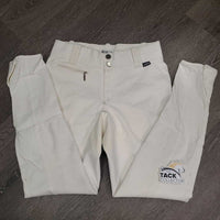 Full Seat Breeches *vgc, older, seam puckers, shrunk?, mnr stains, dingy, yellowing
