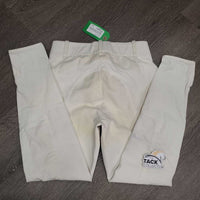 Full Seat Breeches *vgc, older, seam puckers, shrunk?, mnr stains, dingy, yellowing
