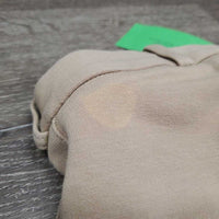 Hvy Cotton Full Seat Breeches *gc, stain, older, faded, hairy velcro, ankle rubs
