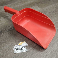 Plastic Feed Scoop *gc, clean, residue, gunk, faded, scraped/rough edges