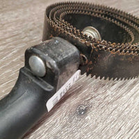 4 Ring Blade Double Sided Metal Curry Shedding Blade, handle *gc, rust, mnr dirt, stains & scratches
