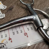 SS Pinchless Rotating Training Western Bit, copper inlay *xc, clean, scuffs & scratches
