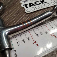 SS Pinchless Rotating Training Western Bit, copper inlay *xc, clean, scuffs & scratches
