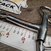 SS Pinchless Rotating Training Western Bit, copper inlay *xc, clean, scuffs & scratches
