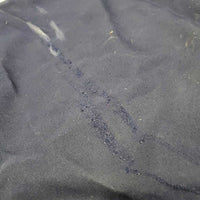 Soft Cotton Closed Stall Guard, D Rings *gc/vgc, clean, rubs, snags, removed? embroidery
