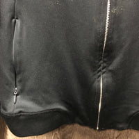 Fleece Lined Light Jacket, Zipper *vgc, mnr hair, clumpy, mnr peeling letters
