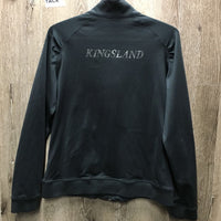 Fleece Lined Light Jacket, Zipper *vgc, mnr hair, clumpy, mnr peeling letters
