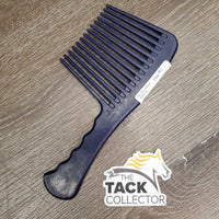 Wide Tooth Plastic Mane Comb *gc, clean, scratches, scrapes, marker
