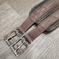 Padded Center Neoprene Nylon Web Girth, x1 els *gc/fair, clean, rubs, torn/holey edges, unstitched edge, stains, older, rust
