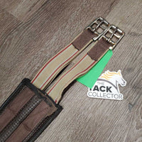 Padded Center Neoprene Nylon Web Girth, x1 els *gc/fair, clean, rubs, torn/holey edges, unstitched edge, stains, older, rust
