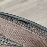 Padded Center Neoprene Nylon Web Girth, x1 els *gc/fair, clean, rubs, torn/holey edges, unstitched edge, stains, older, rust
