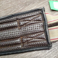 Padded Center Neoprene Nylon Web Girth, x1 els *gc/fair, clean, rubs, torn/holey edges, unstitched edge, stains, older, rust
