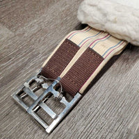 Nylon Web Fleece Velcro Liner Girth, x2 els *gc, clean, mnr clumpy, rubs & dirt?stain
