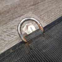 Nylon Web - Neoprene Liner Cinch, D Rings x 2 *gc/fair, clean & dirty, rusty, ozidized, hair
