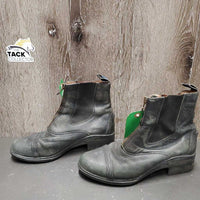 Pr Paddock Boots, Zips *gc, v.faded, v.rubbed, older, scratches, film
