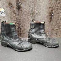 Pr Paddock Boots, Zips *gc, v.faded, v.rubbed, older, scratches, film
