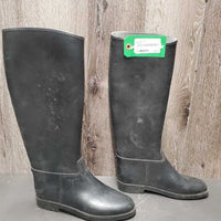 Tall Rubber Boots *gc, mnr dirt, rubs, faded & scratch

