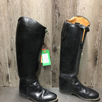 Pr Dressage Boots, Aftermarket Zips *vgc, clean, rubs, film, scrapes, stiff zips, mnr dirt
