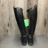 Pr Dressage Boots, Aftermarket Zips *vgc, clean, rubs, film, scrapes, stiff zips, mnr dirt
