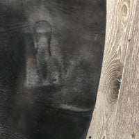 Hvy/Thick Field Boots, zips *fair, older, v.creased, faded, v.rubbed, scrapes, worn heels
