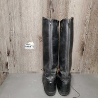 Pr Field Boots, aftermarket zips *gc, mnr crumpled, dirt, older, toes: squished, scraped & stains
