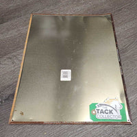 "What's Wrong With Being Born In A Barn?" Metal Sign *gc, scuffs,. dirty, bent corners
