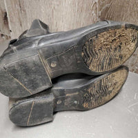 Paddock Boots, Zips *gc, v.dirty, stiff zip, mnr faded, older