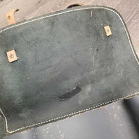 Leather Saddle Bags, Buckles *vgc/fair, v.clean inside, v.dirty outside, mold?, stiff
