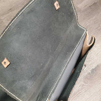 Leather Saddle Bags, Buckles *vgc/fair, v.clean inside, v.dirty outside, mold?, stiff

