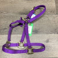 Nylon Halter, adj, snap *xc/like new, mnr loose thread
