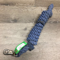 Thick Cotton Lead Rope, Hvy Bull Snap *gc, dirt, stains, faded