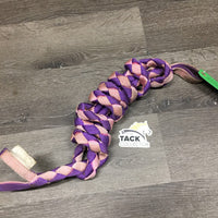 Braided Hvy Nylon Lead Rope**NO Snap, vgc, mnr dirt, stains & faded