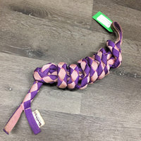 Braided Hvy Nylon Lead Rope**NO Snap, vgc, mnr dirt, stains & faded