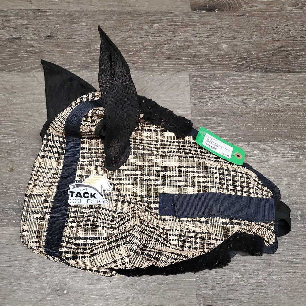 Hvy Mesh Fly Mask, Ears *gc, clean, hairy, clumpy