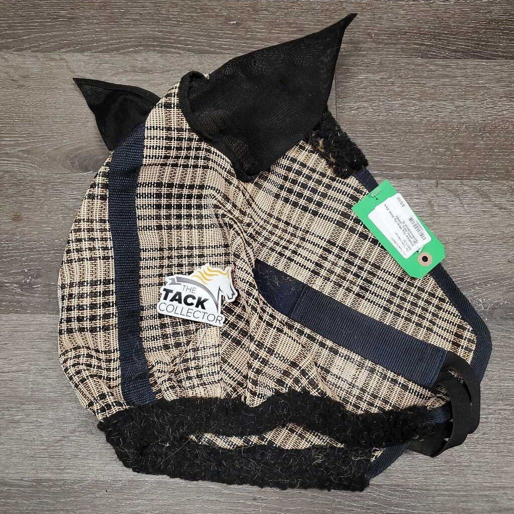 Hvy Mesh Fly Mask, Ears *gc, clean, hairy, clumpy