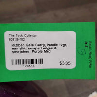 Rubber Gelle Curry, handle *vgc, mnr dirt, scraped edges & scratches