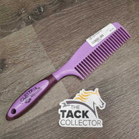 Hvy Plastic Mane Comb *vgc, rubs, stains, clean, scrapes, logo rubs
