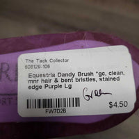 Dandy Brush *gc, clean, mnr hair & bent bristles, stained edge