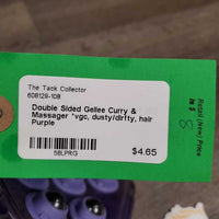 Double Sided Gellee Curry & Massager *vgc, dusty/dirfty, hair