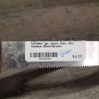 Light Metal Shedding Blade, plastic handles *gc, clean, rubs, film, residue
