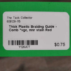 Thick Plastic Braiding Guide - Comb *vgc, mnr stain