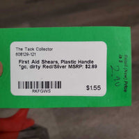 First Aid Shears, Plastic Handle *gc, dirty
