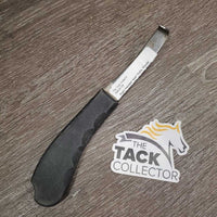 Right Handed Hoof Knife, Plastic Handle *fair, rubs, scrapes, stains
