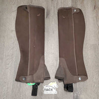 Thick Neoprene Half Chaps *gc, dirty, rubs, pills
