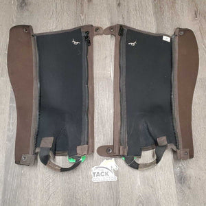 Thick Neoprene Half Chaps *gc, dirty, rubs, pills