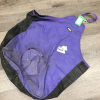 Nylon Hay Bag , mesh Sides & Bottom, Top Strap *gc, dirt, stains, inside lining cracks, smells
